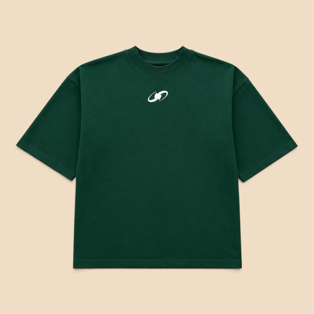 CBD  Boxy T-Shirt – Forest Green